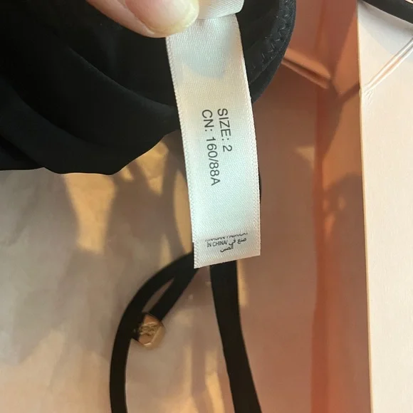 Agent Provocateur Black Minimalist Triangle Bikini BRAND NEW - Picture 5 of 8